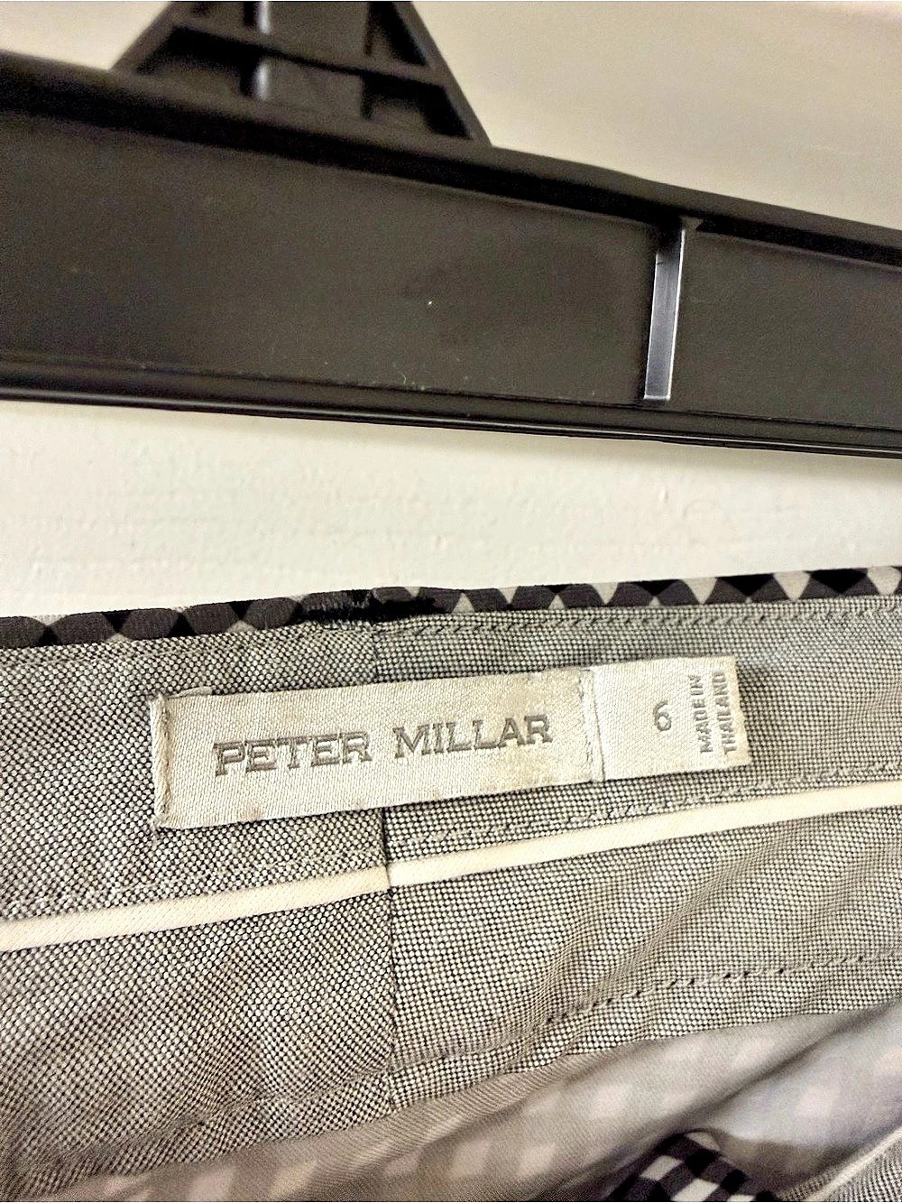 Peter Millar Surge Performance Gingham 28" Ankle Women's Golf Pants Performance - Picture 6 of 7